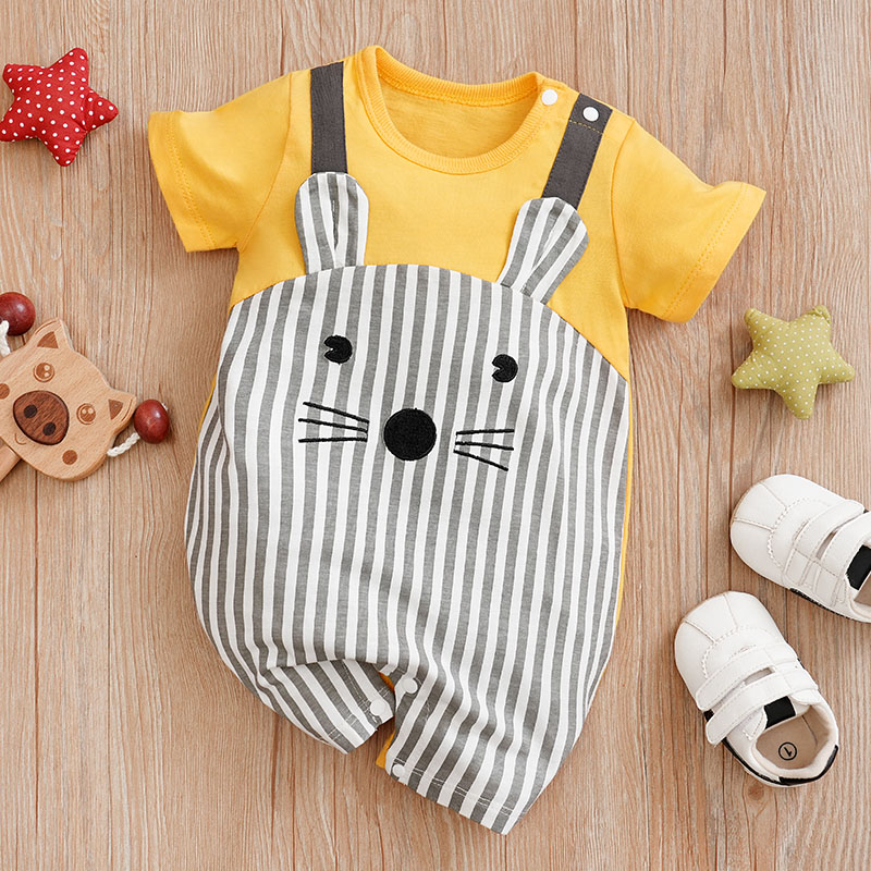Baby Clothing Display Stand - Barboteuse en coton à manches courtes