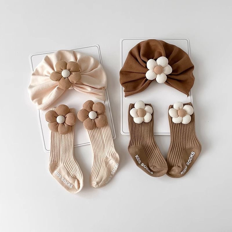 Toddler Sock Set - Lot de 2 : Bonnets Turban