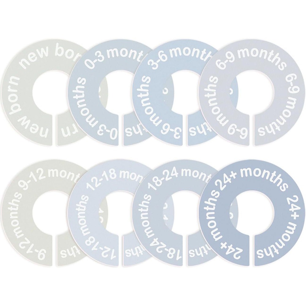 Baby Clothing Tags - 68/9 pièces Séparateurs de taille pour