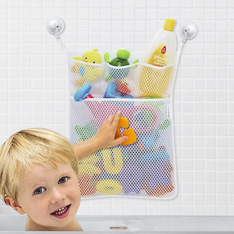 Baby Clothing Organizer - Filet de rangement de jouets blancs