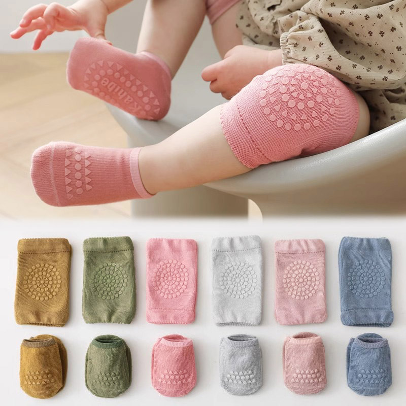 Toddler Sock Set - 3 ensembles de chaussettes et genouillères