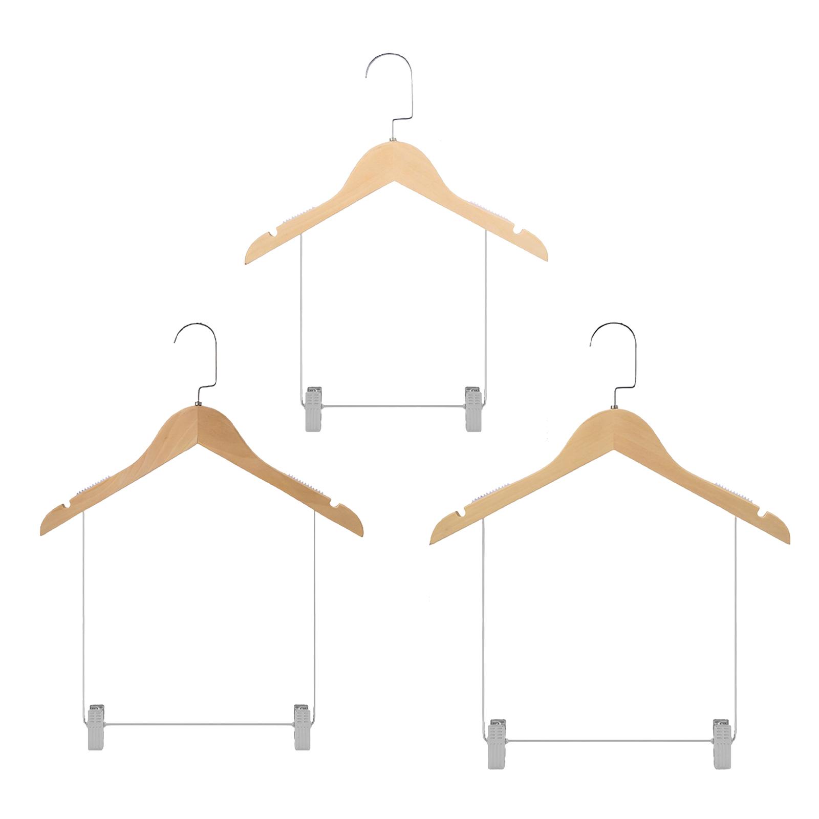 Baby Clothing Display Stand - Cintres en Bois Trempé pour Vêtements,