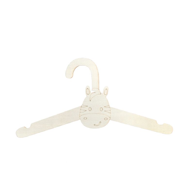 Baby Clothing Hanging Rack - ABRE-20PCS Joli Porte-Manteau Mural en Bois