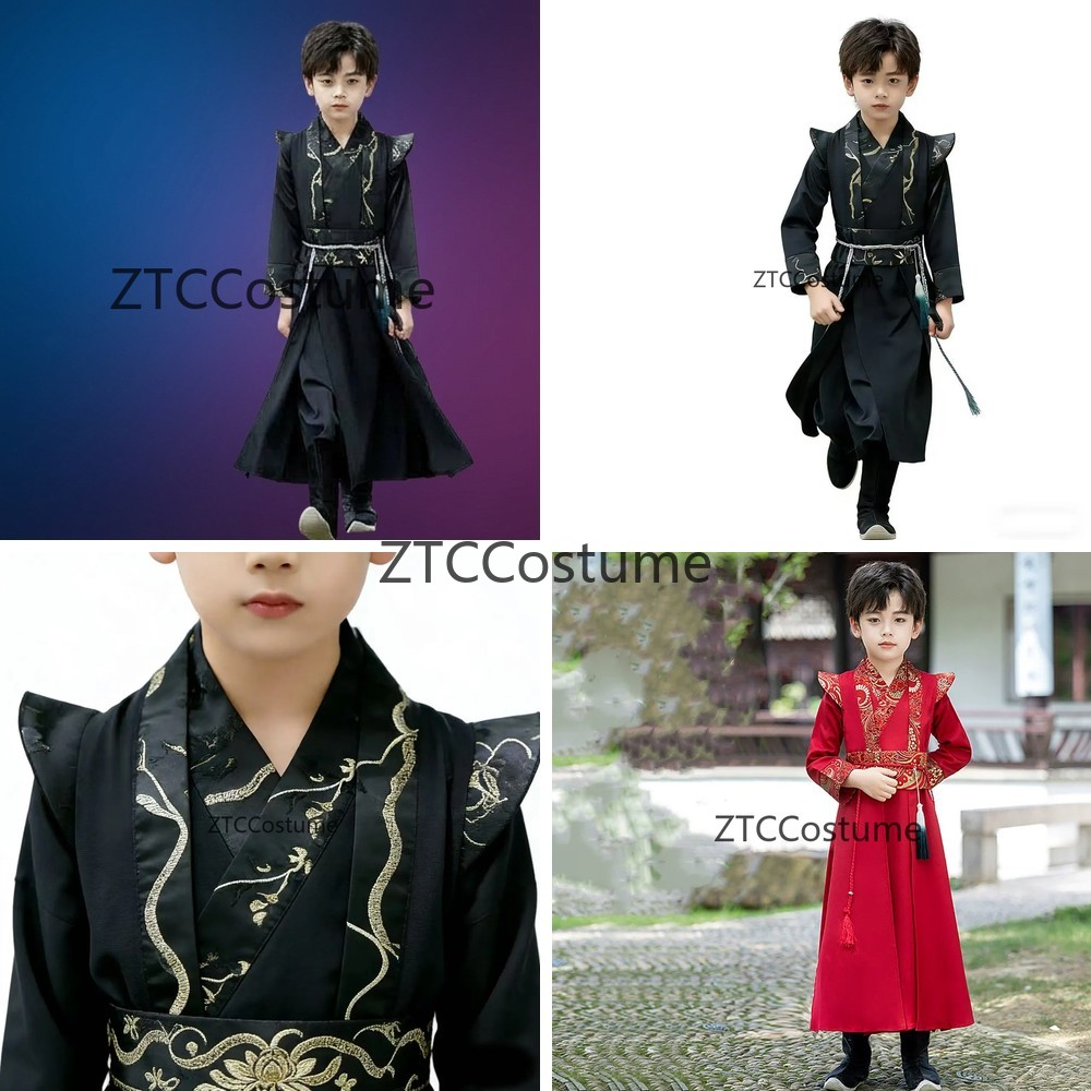 Baby Clothing Unit - Robe Hanfu moderne à manches longues
