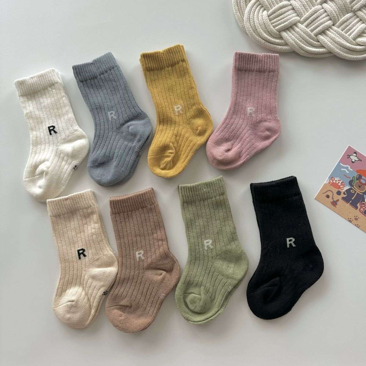 Chaussettes en coton doux avec - Toddler Sock Set avis et prix