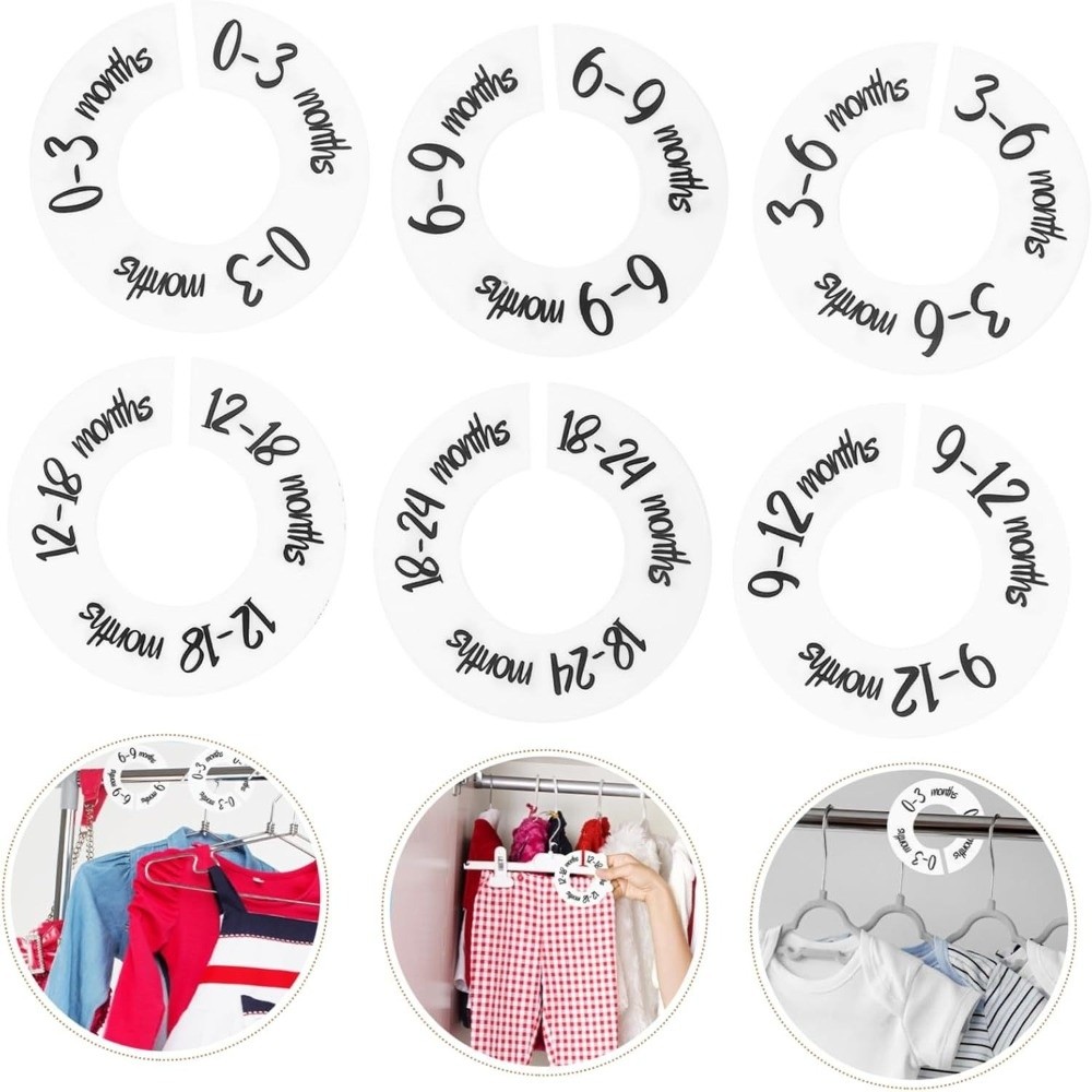 68/9 pièces Séparateurs de tai - Baby Clothing Tags avis et prix
