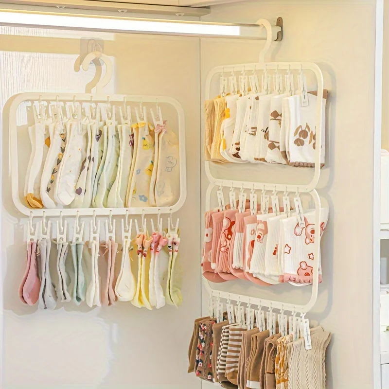 Cintre multi-clips pour bébé,  - Baby Clothing Hanging Rack avis et prix