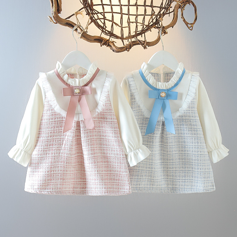 Robe à carreaux pour bébé fill - Baby Clothing Korea avis et prix