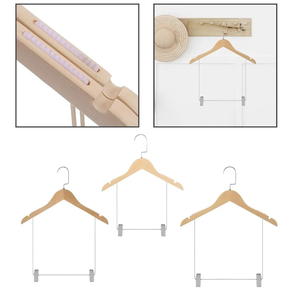Cintres en Bois Massif Trempé  - Baby Clothing Display Stand avis et prix